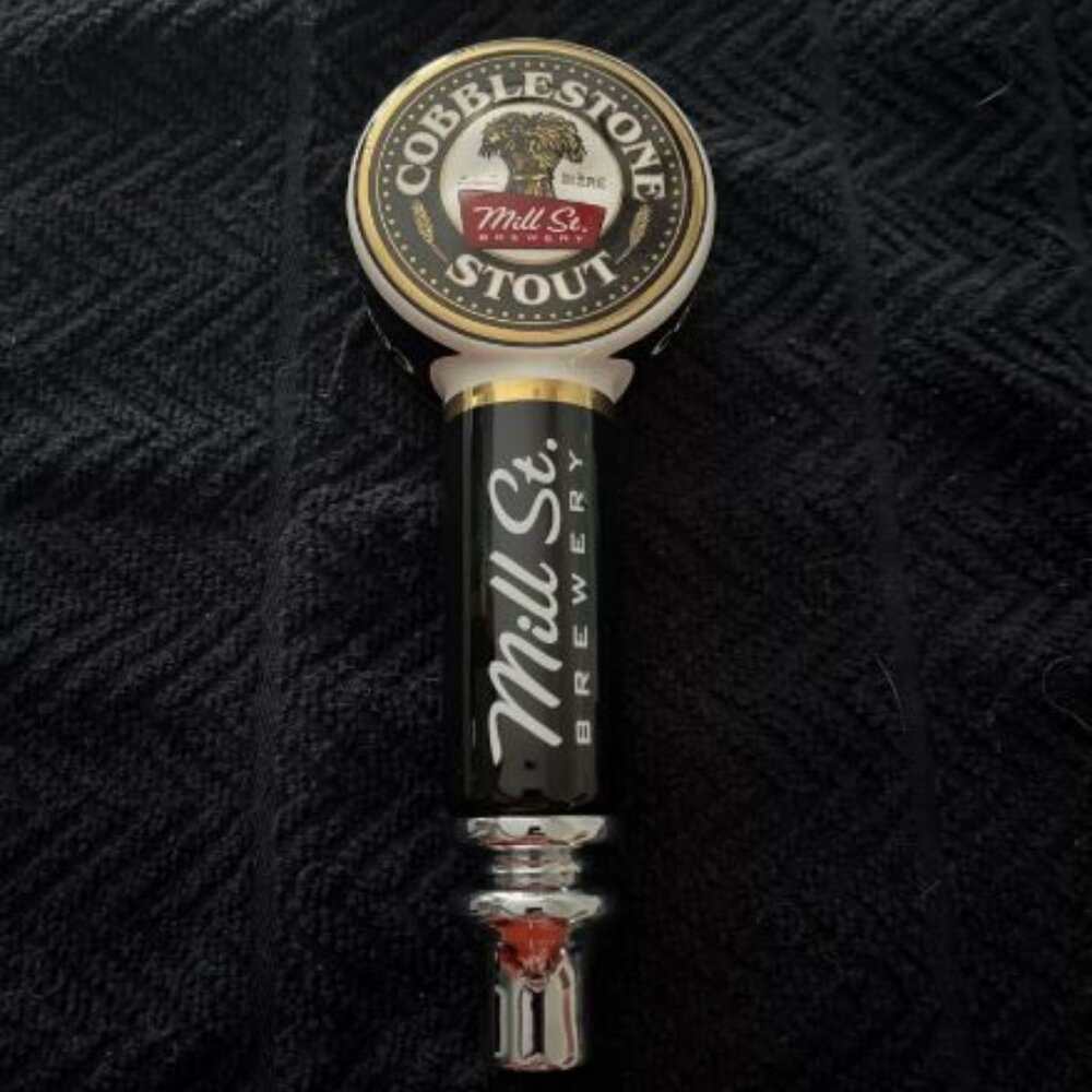 Mill St Brewery Cobblestone Stout Ale Biere Beer Tap Handle